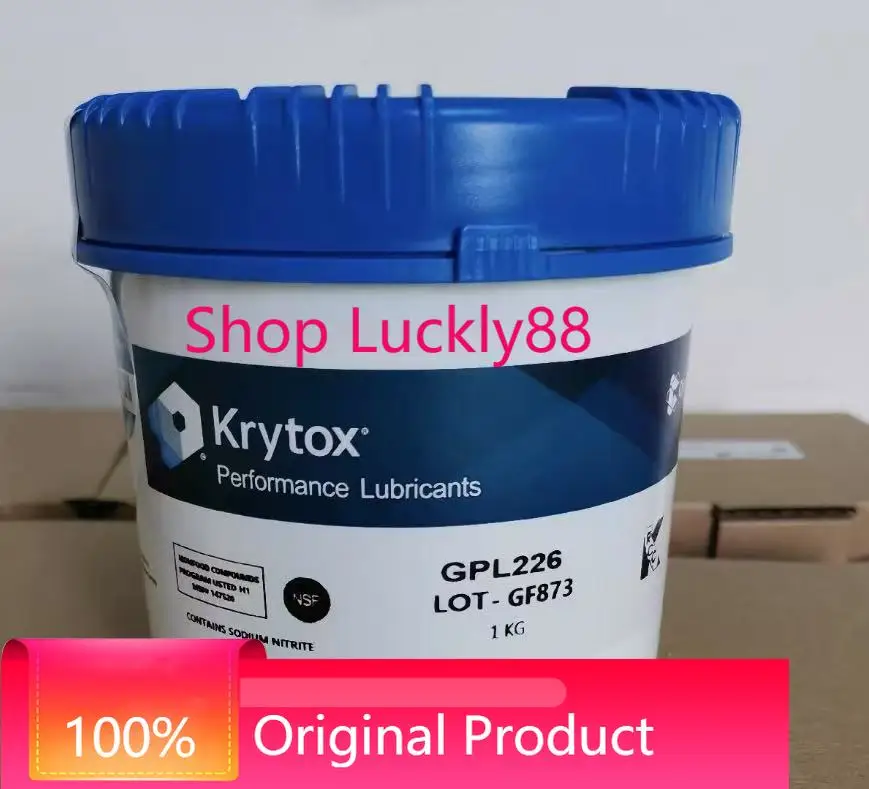 Оригинальная смазка для Krytox Gpl 205 206 207 204 203 223 224 225 226 227 Perfluoropolyether, аутентичная, США
