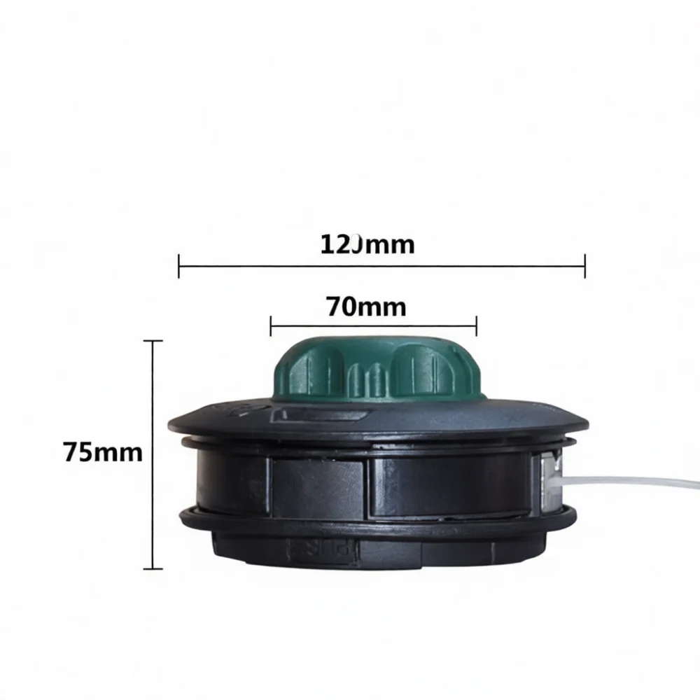 Durable Grass Trimmer Head Aluminum Cap Lawn Mower Accessory Professional Cutting Tool Easy Line Replacement