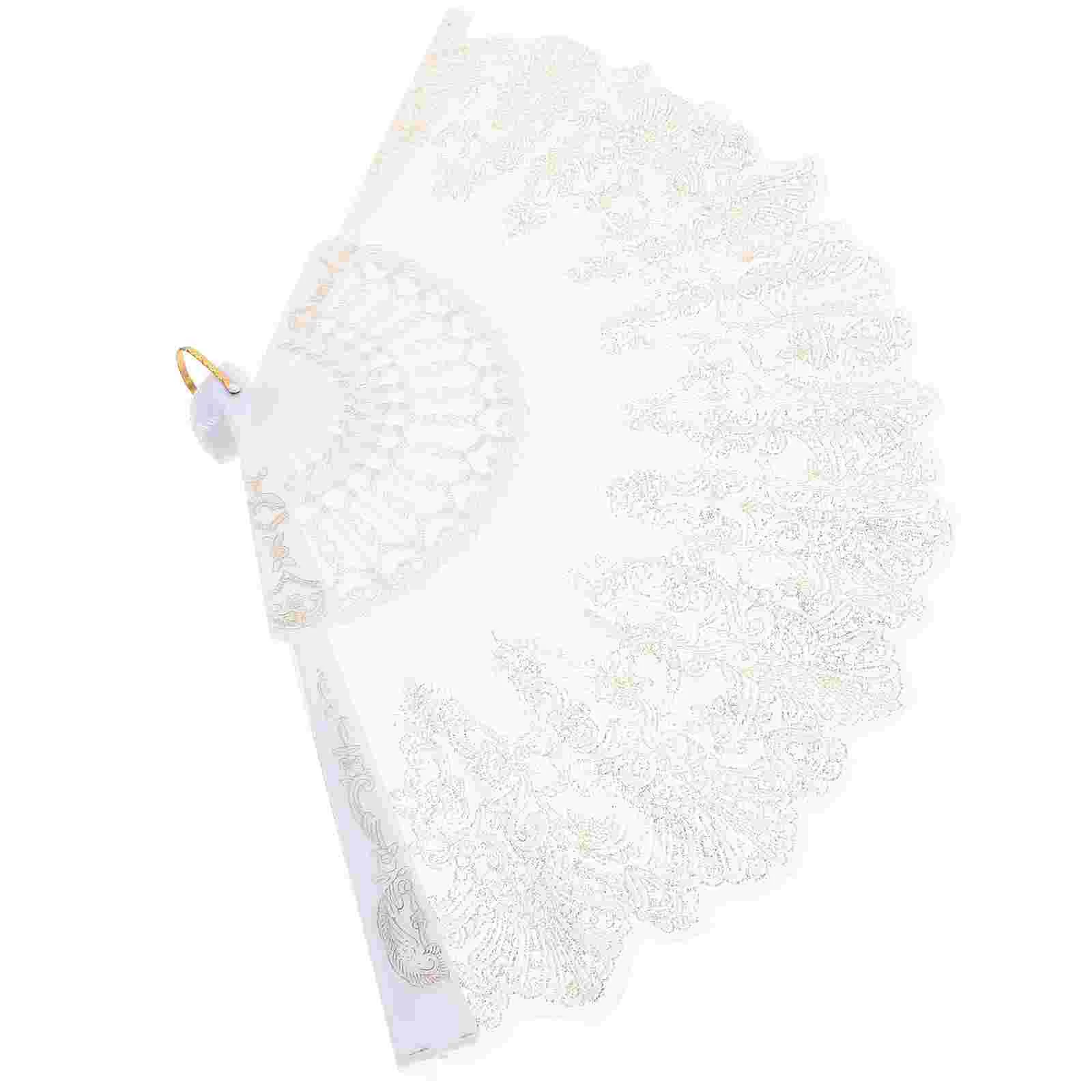 Paper Fan Women's Hand Held Vacuum Fans for Foldable Decorations Handheld Folding