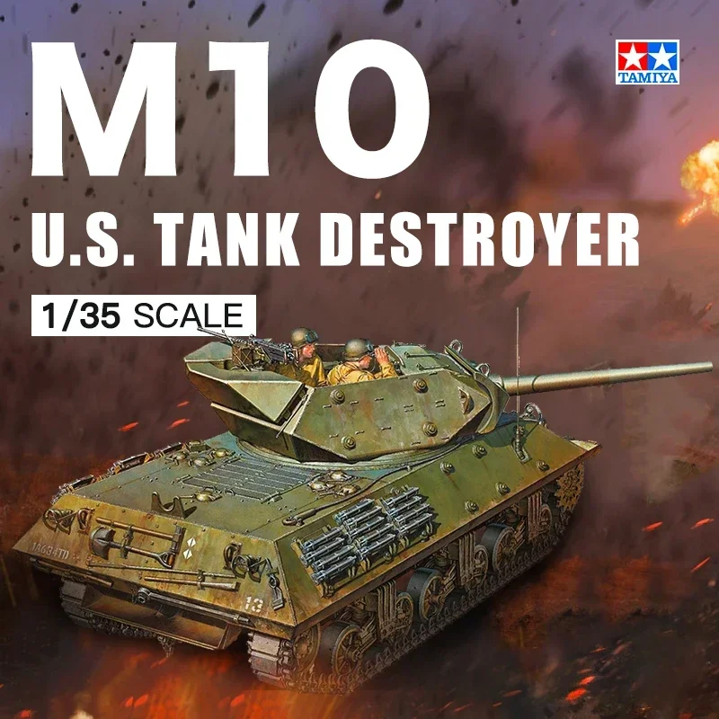

Сборочная модель TAMIYA 1/35, 35350, комплект масштабной модели танка-разрушителя US M10