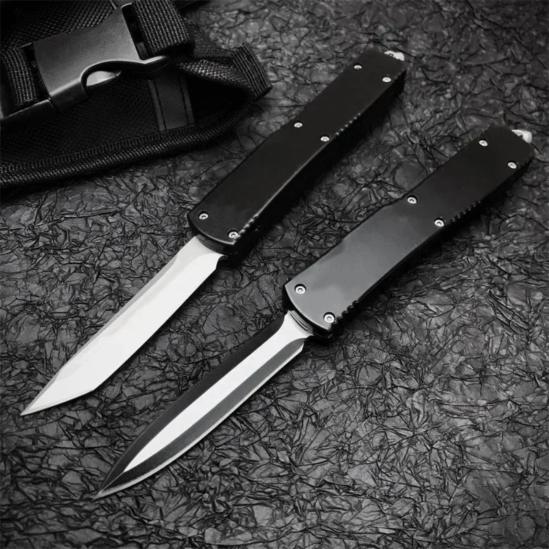 MIC Outdoor Multi-style Pocket Knife AU//TO Knife T6 Aluminum Handle D2 Steel Blade EDC Camping Hiking Survival Hunting Tools