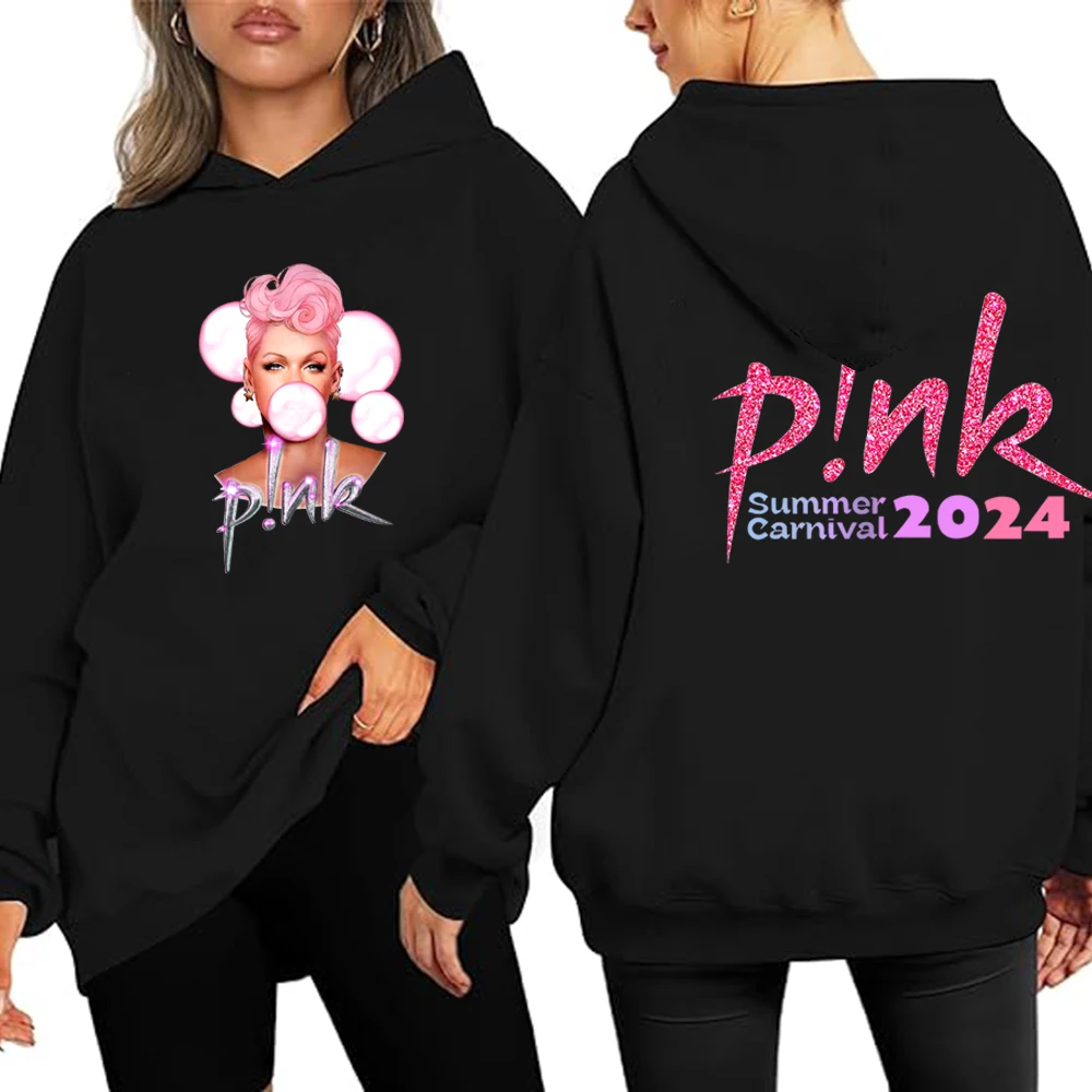 Hip Hop Rapper P!nk SUMMER CARNIVAL Hoodies Sweatshirts Pullover Sudaderas Coats Unisex Dropshipping