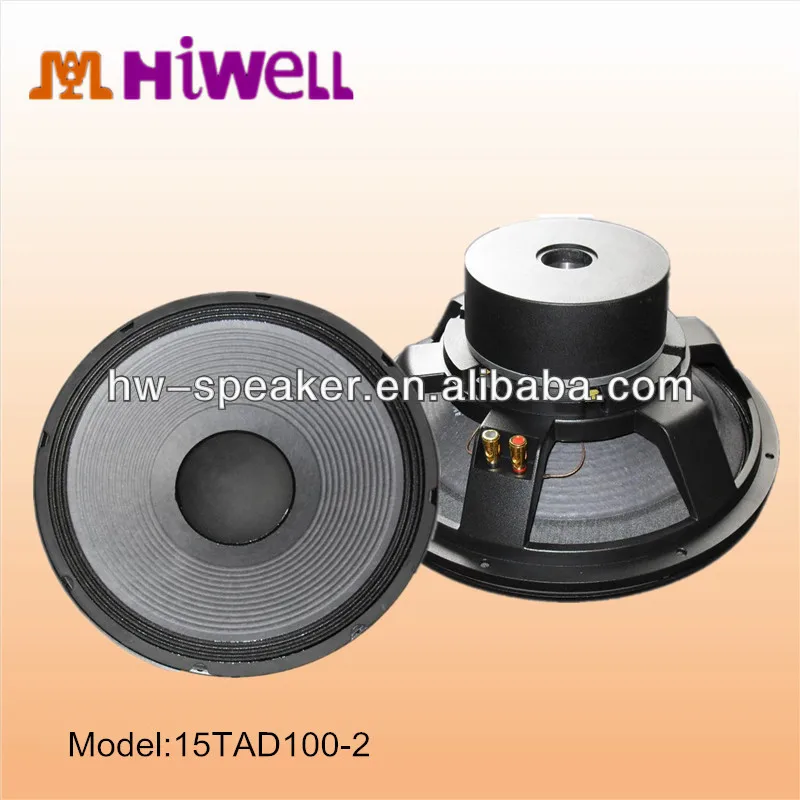 

15 Inch 350 Watts RMS 4 Inch Voice Coil Speaker with AlNiCo