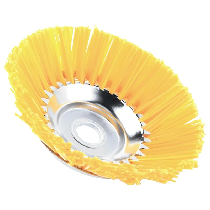 Nylon Brush Universal Trimmer Brush Head Cutter Durable Garden Tools Outer Diameter 200Mm Inner Hole 25.4Mm