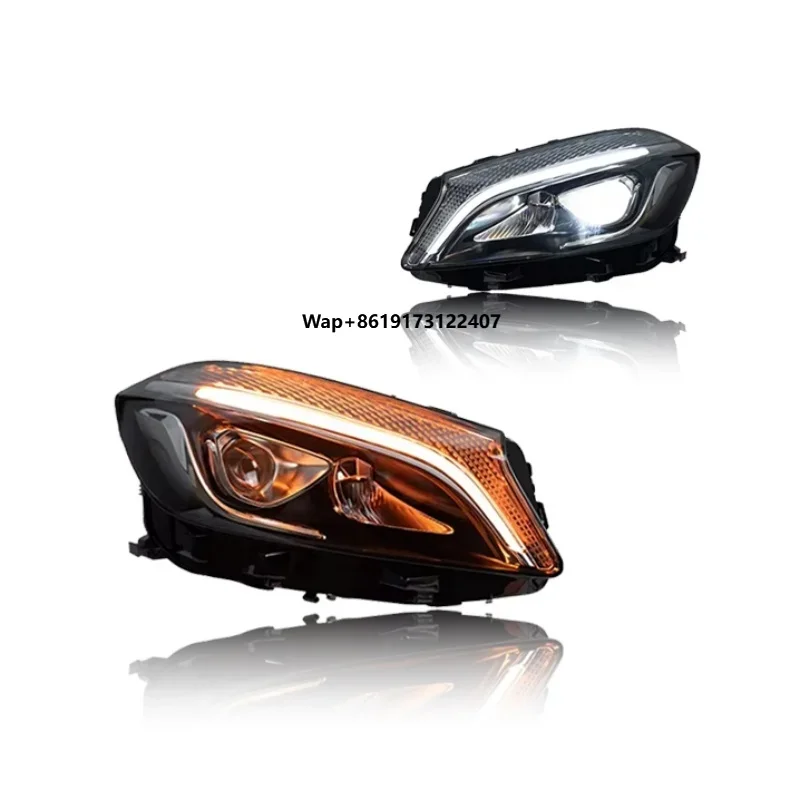 

Car Headlights for A-Class W176 2013-2018 A200 A180 LED Car Lamps Daytime Running Lights Dynamic Turn Signals