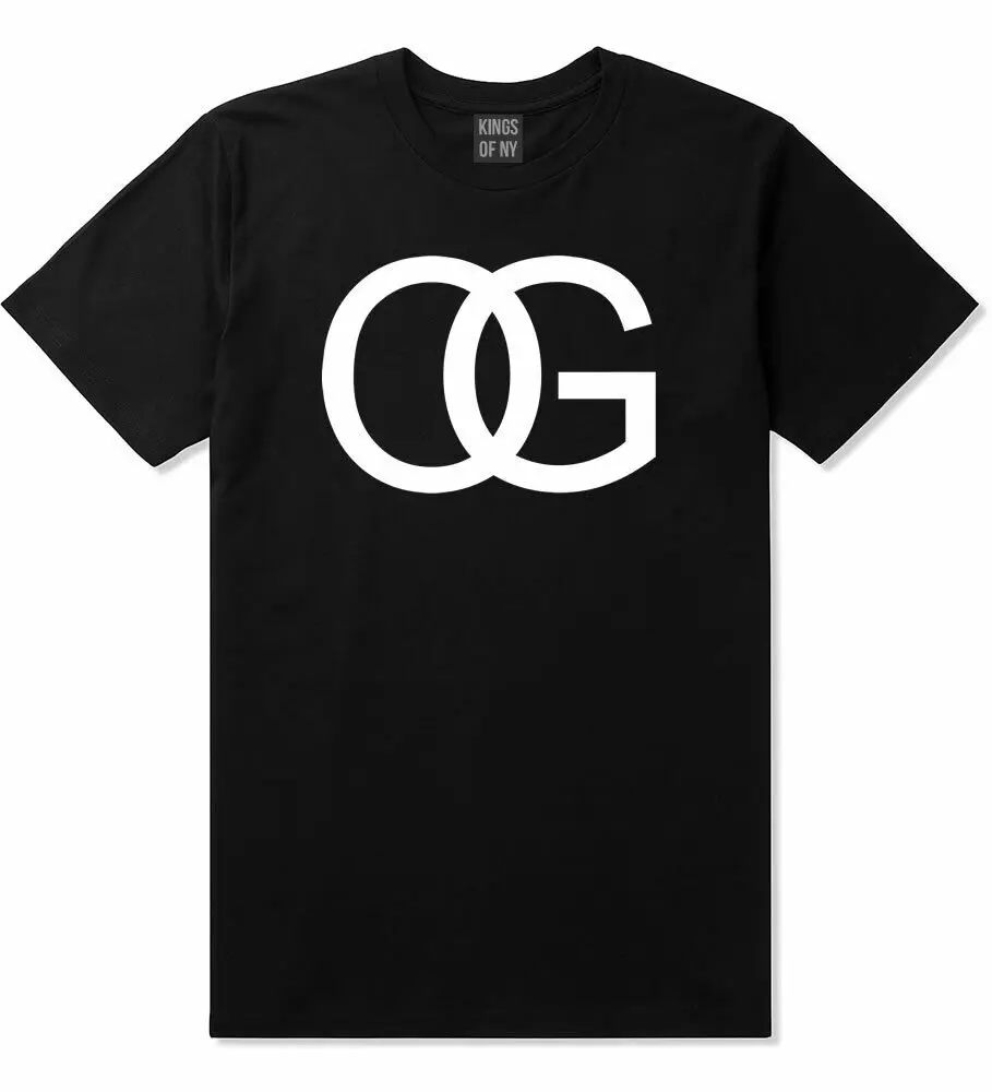 OG Original Gangsta Gangster Printed T-Shirt Black White Grey NYC Tees High Quality 100%Cotton Short Sleeve