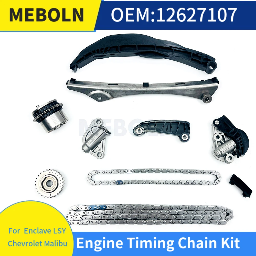 10 PCS/Set Engine Timing Chain Kit For Buick Enclave LSY Chevrolet Malibu 2.0T Auto Car Accessories Timing Repair Kit 12627107
