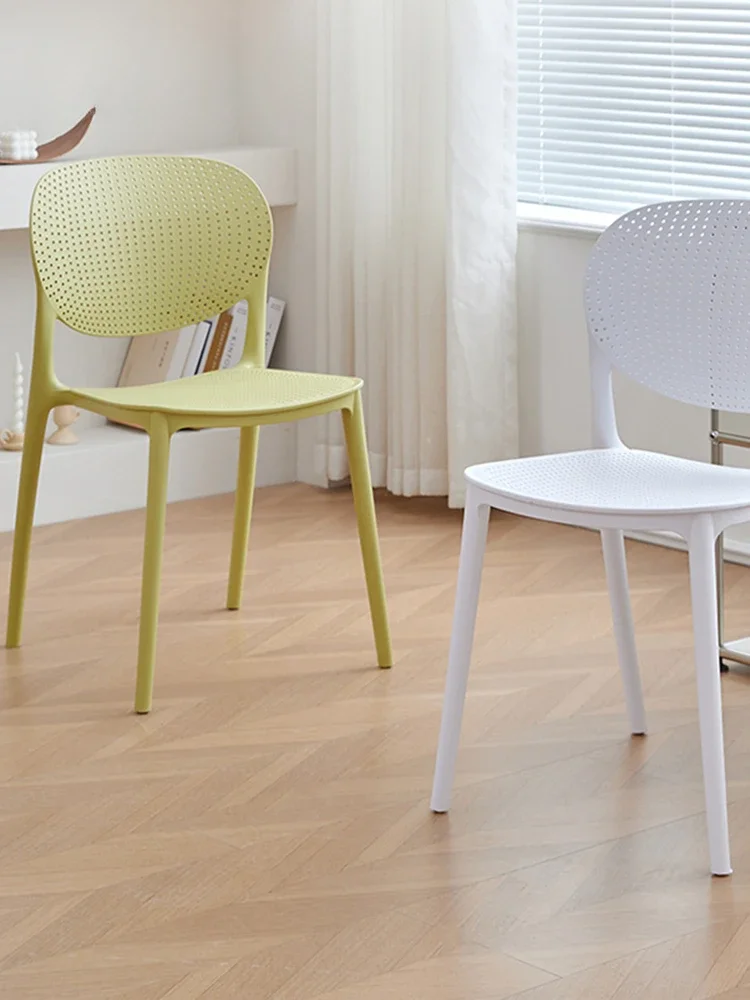 

Plastic Bedroom Dresser Modern Dining Chairs Minimalist designer Nordic Chairs Sillas De Comedor Dining Room Furniture HYDC