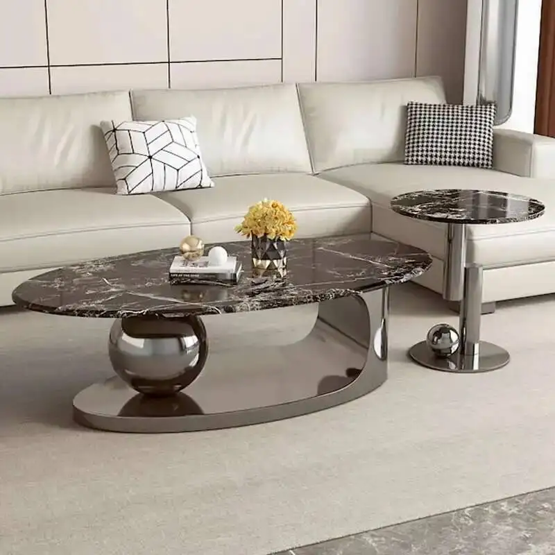 

Modern Nordic Simple Side Table Designer Luxury Aesthetic Center Side Table Unique Mechanism Mesas Bajas Entrance Hall Furniture