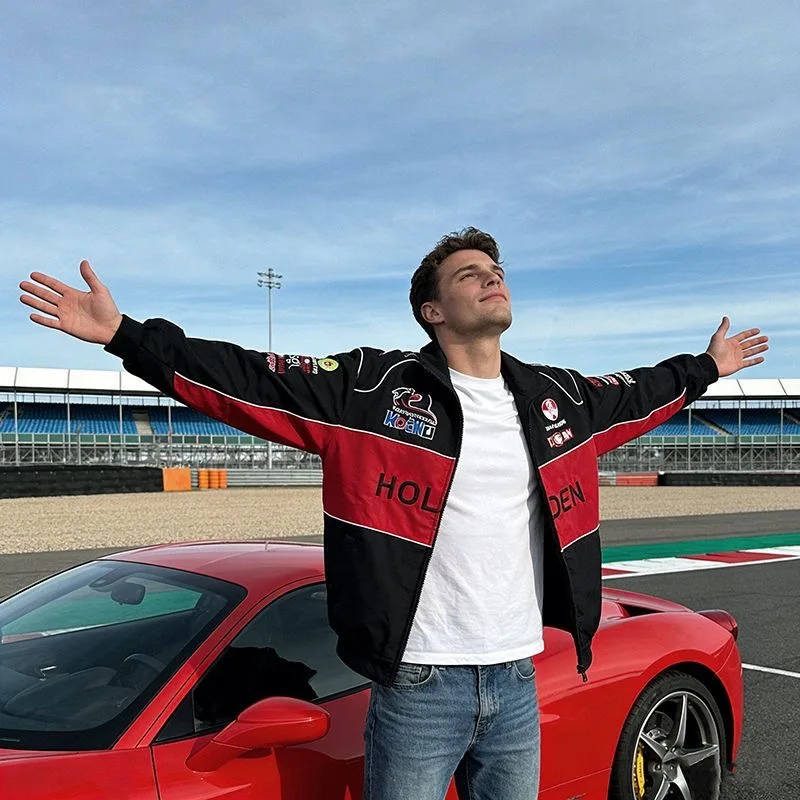 2026 New Hot Selling Racing Clothes Embroidered Jackets Cycling Clothes Spring and Autumn Jackets Men's and Women's Styles - view 6