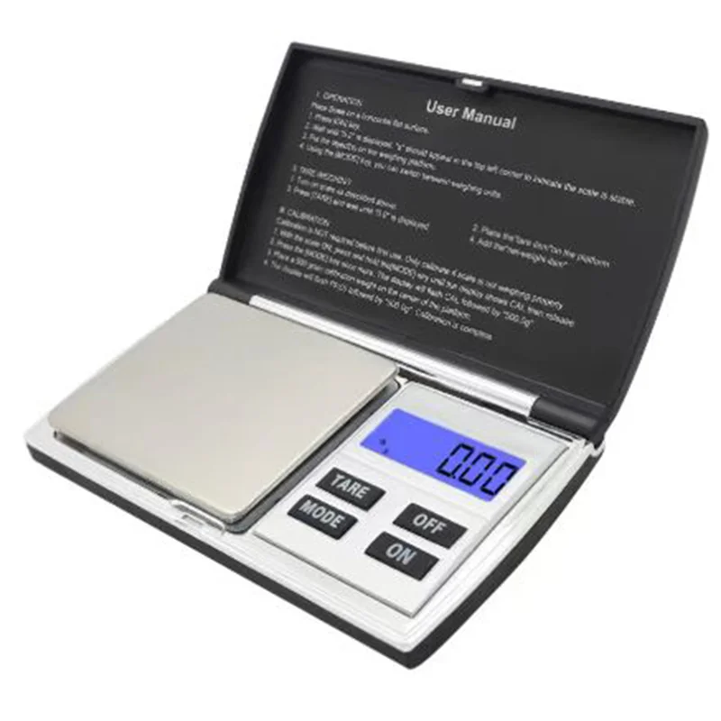 500G 0.1G Digital Kitchen Scale Jewelry Gold Balance Weight Gram LCD Pocket Weighting Electronic