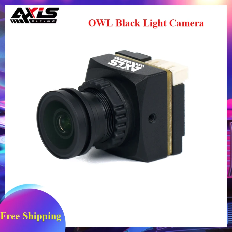 Axisflying OWL Black-light Camera Industrial-Grade Full-Color Night Vision for Critical Infrastructure​ Camera for FPV RC Drone