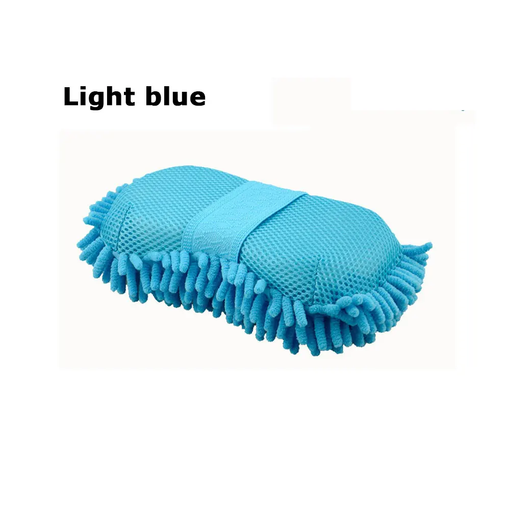 Microfiber Auto Car Wash Sponge Premium Chenille Lint-free Scratch-free Ultra Soft Automobile Cleaning Universal Car Accessorise - Image 3