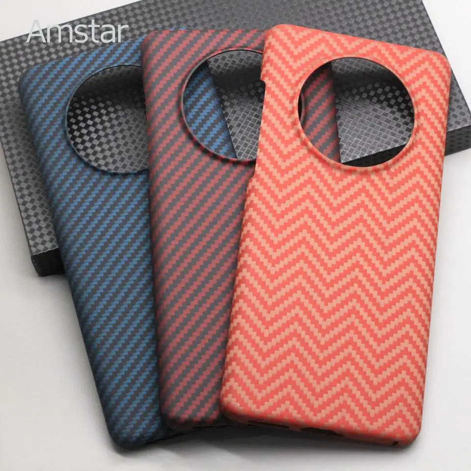 Amstar Multicolor Carbon Fiber Phone Case for Huawei Mate 50 Pro Premium Ultra-thin Aramid Fiber Cases Cover for Huawei Mate 50