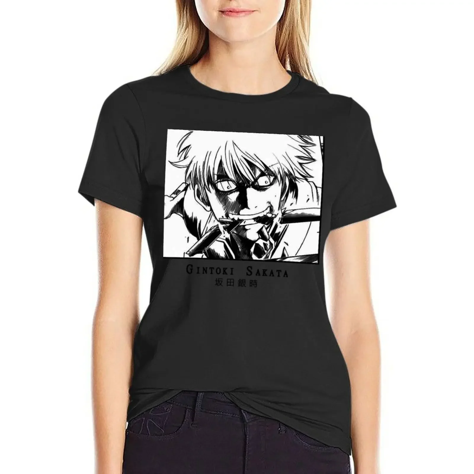 

Gintama Gintoki Essential T-Shirt tees sweat new edition Woman fashion
