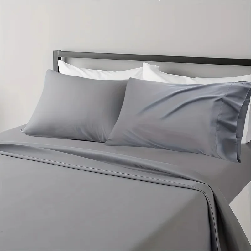 Sheet Set Breathable & Cooling Sheets Hotel Luxury Bed Sheets Extra Soft Easy Fit - 3/4 Piece Set 3