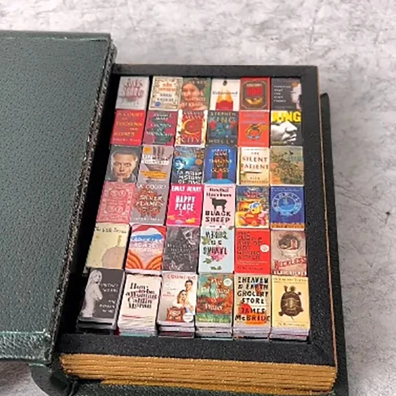 Simulation Book Storage Box Pocket Anxiety Bookshelf European Retro Fake Book Ornament Decoration Office Book Model Photo Prop