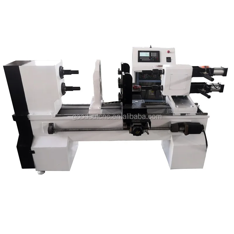 Cnc Wood Lathe for General Column, Tables or Chairs Legs GC1510 Double Axis Mini Woodworking
