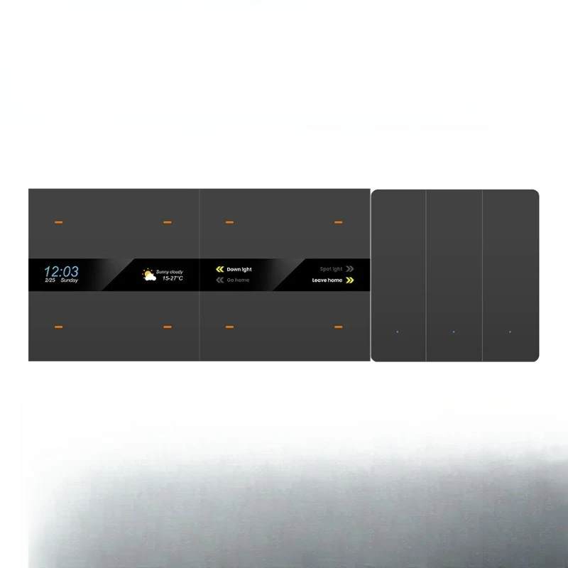 

86 European Union UK scene control 4 keys smart switch graffiti remote control smart home