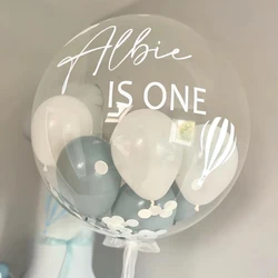 Custom Name Balloon Stickers Bubble Balloon Personlised Name Sticker Wedding Baptism Baby Shower Birthday Party Decorations