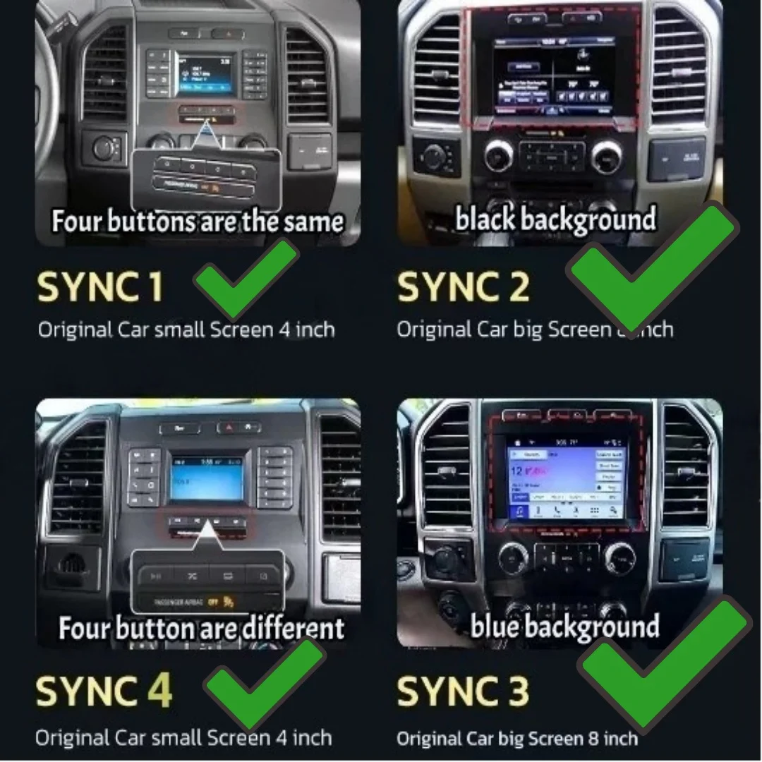 2025 جديد لفورد F150 2015-2019 مشغل وسائط متعددة سيارة لاسلكية CarPlay الملاحة CarPlay راديو السيارة ستيريو شاشة تعمل باللمس DSP #2