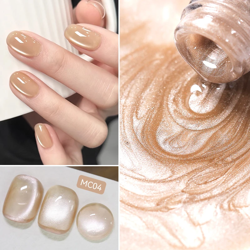 

LILYCUTE 7 мл стеклянная бусина кошка магнитный гель-лак для ногтей для глаз лунный свет осень-зима замачиваемый УФ-светодиодный лак для дизайна ногтей маникюр