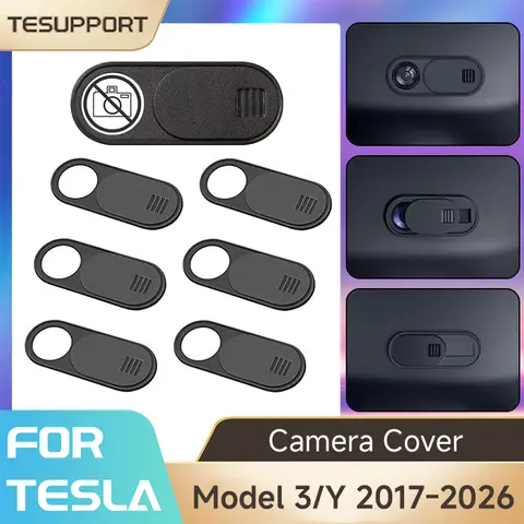 Tesla Model Y Juniper 2025-2026 액세서리 개인 정보 보호 장치 카메라 커버 Tesla Model 3 2017-2026 용 웹캠 슬라이드 차단기