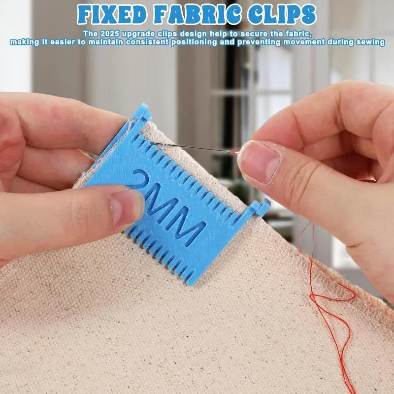 Multi Size Plastic Sewing Seam Gauge Accurate DIY Clothing Craft Measuring Tool Set