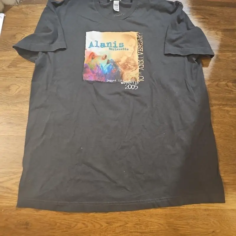 

Футболка VTG Alanis Morissette XL 2005 Tour Jagged Little Pill, 10-летие