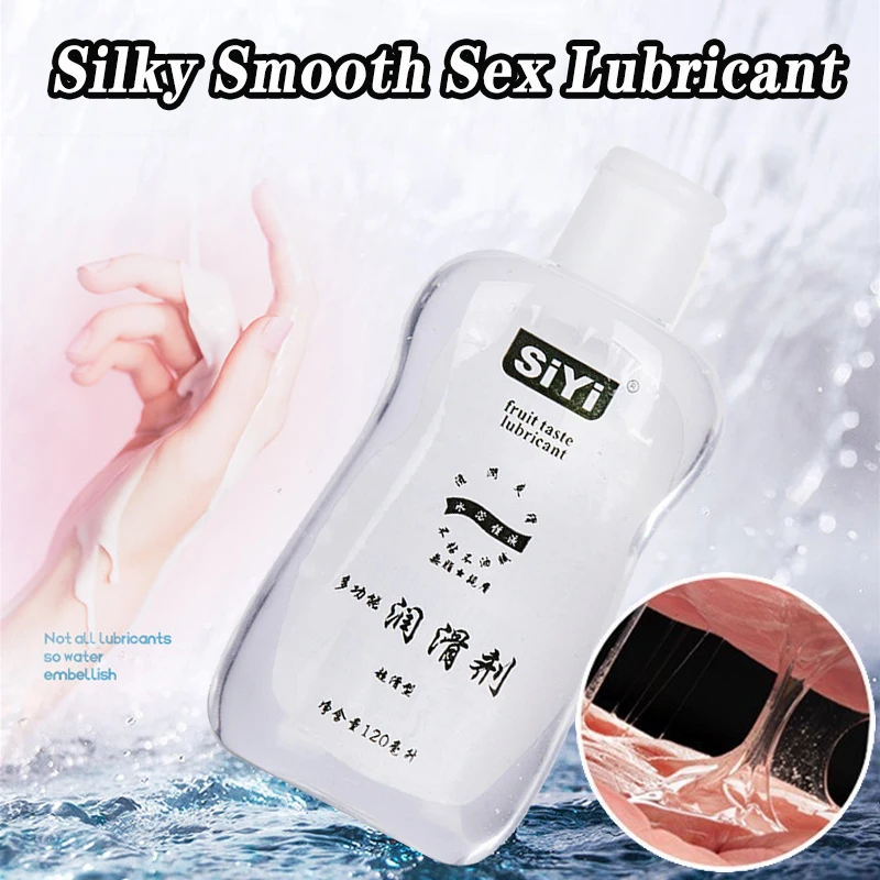 120 مللي مواد التشحيم القابلة للذوبان في الماء سهلة التنظيف مزدوجة ترطيب مثلي الجنس الشرجي زيوت التشحيم المهبل زيت التدليك منتج الجنس الكبار #1