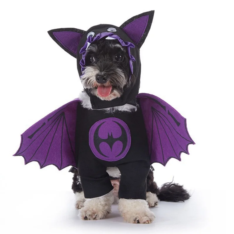 

Pet Clothes, Bat Costumes, Standing Funny Little Universal Costumes, Dressing Up Dogs For Autumn And Winter