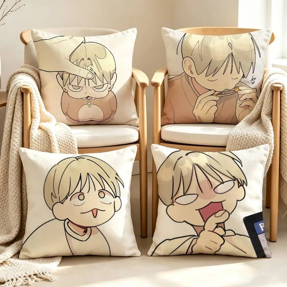 So Cute U-Uyun Funny Manhwa One-Room TA Custom Double Sided Print Square Pillow Cushion Cover