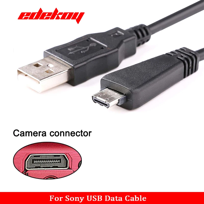 USB DATA cable for Sony VMC-MD3 DSC-T99 T110 T110/B T110/R T110/P T110/V T110/D DSC-HX100 HX100V HX100 HX7V WX5C WX7 WX9 WX30