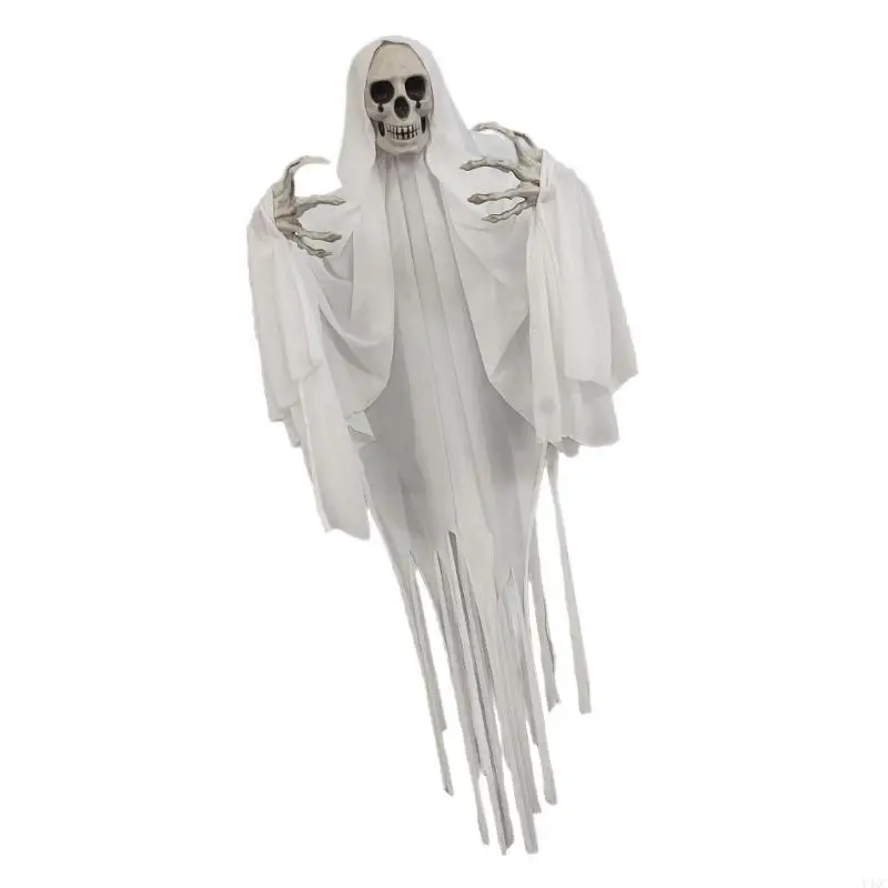 Halloweens Spirit Doll Trang trí mắt bắt đầu sọ Hình dạng trang trí trang trí đáng sợ lễ hội tôn tạo cho Y4QC ngoài trời