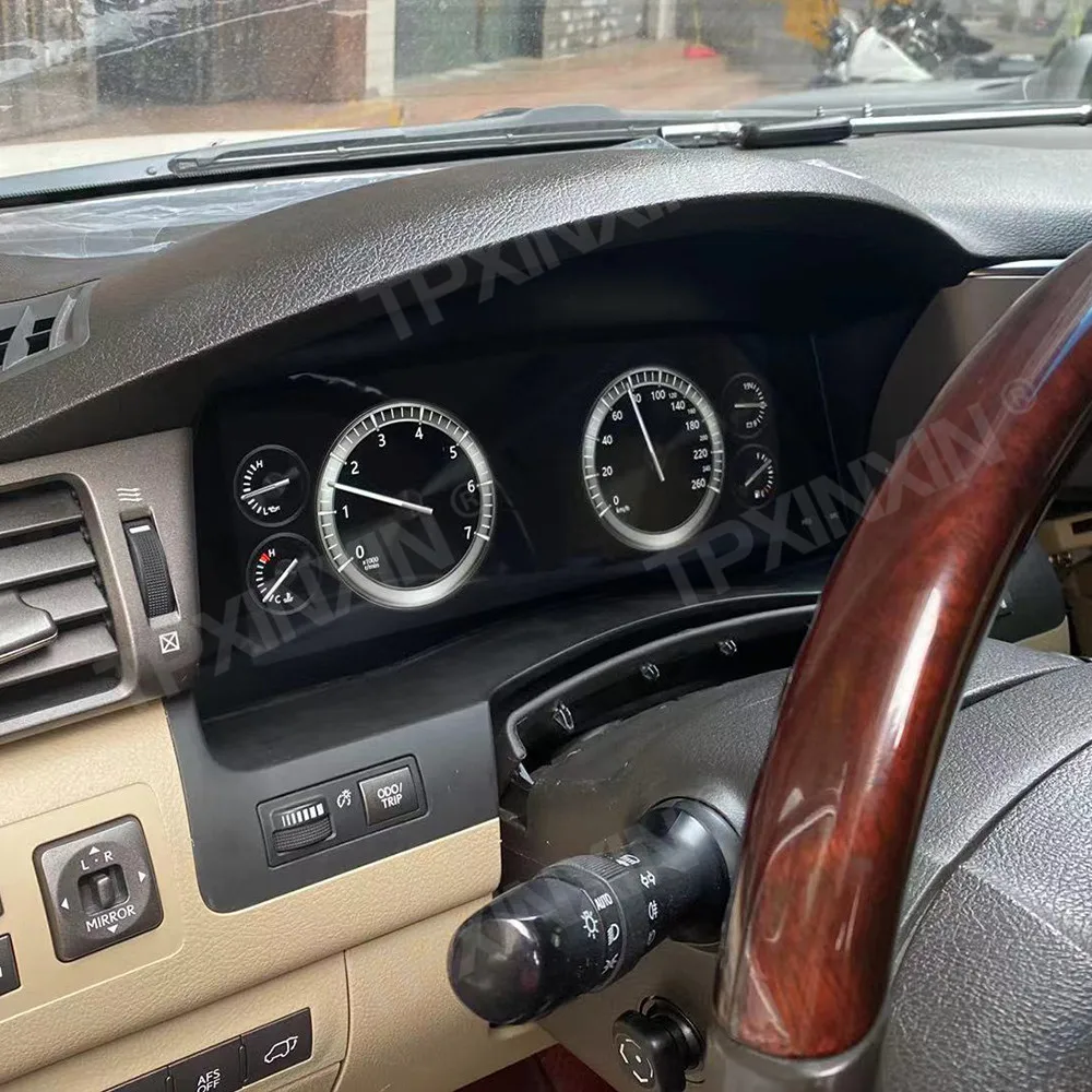 

12.3 Inch Car Fully LCD Digital Cluster FOR Toyota Hiace 2019-2024 Speedometer Instrument Smart Digital Dashboard Display Auto