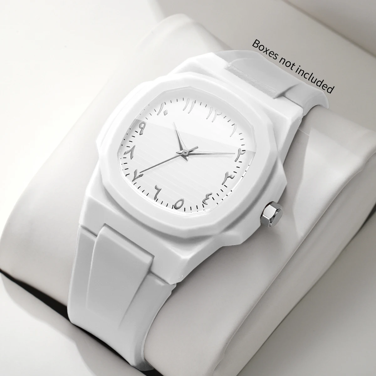 ساعة يد كوارتز أنيقة للجنسين م - مراجعة Silicone Band Women وسعره