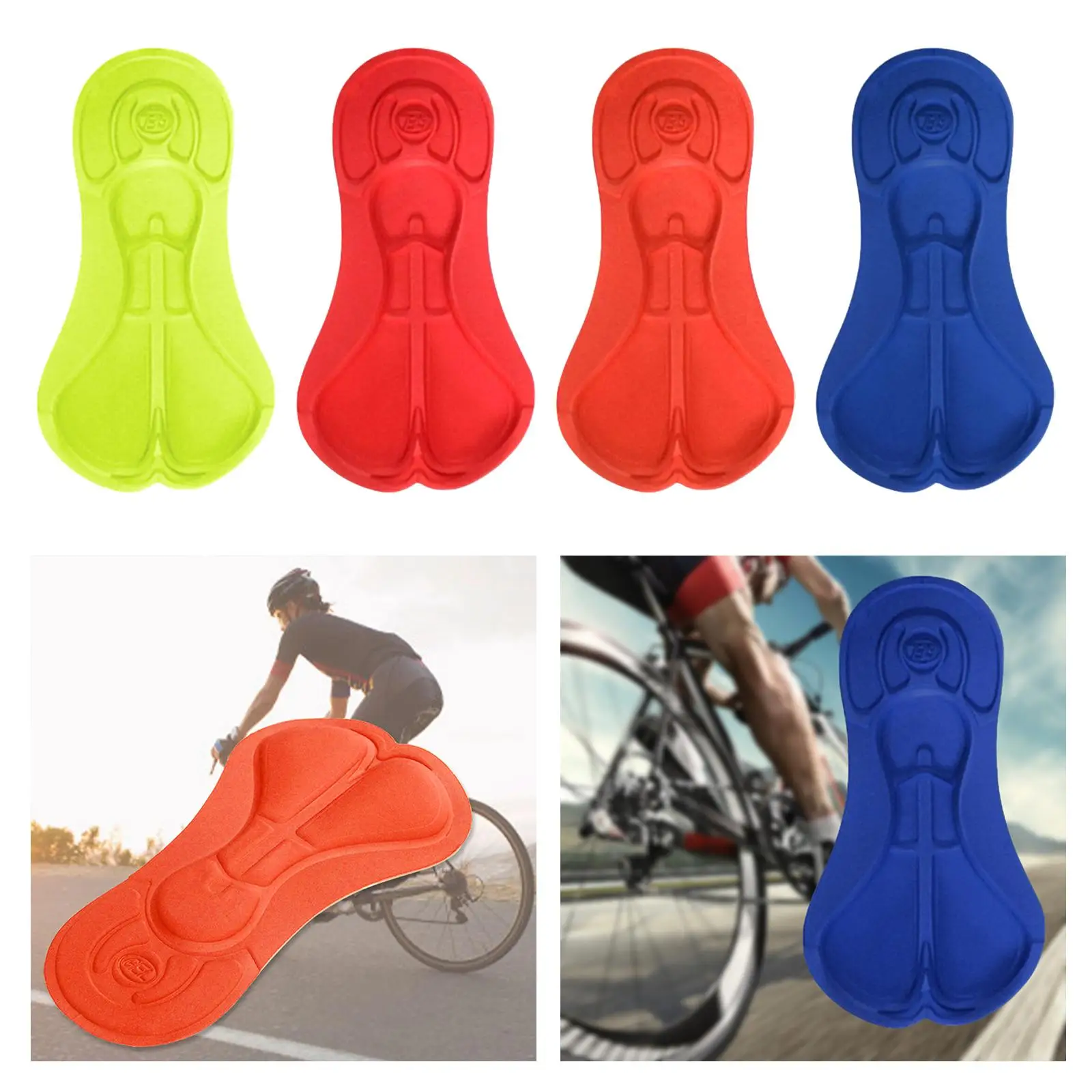 Road bike seat cushion, bicycle cushion, gel-lined shockproof cycling pants image 3