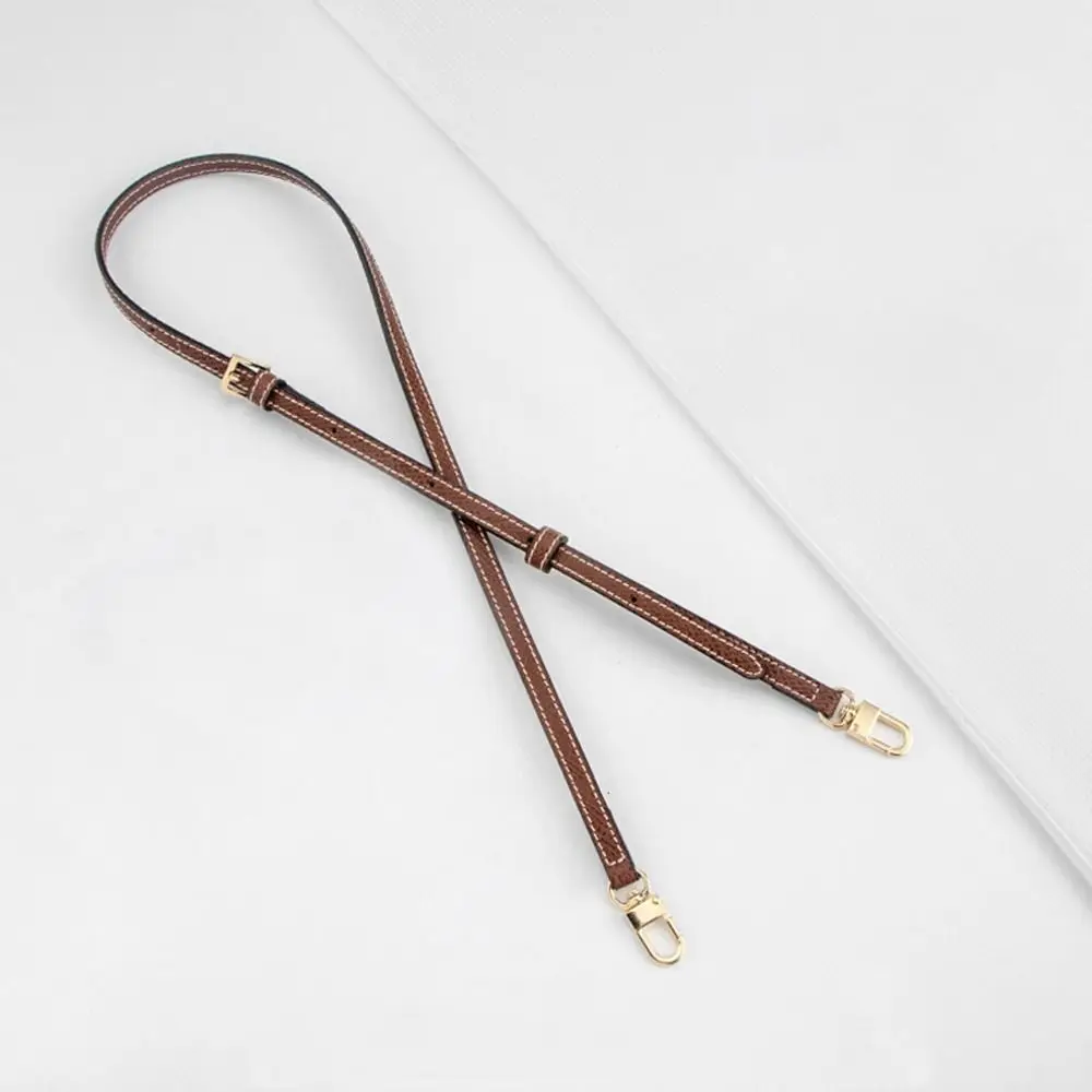 تحويل الموضة استبدال حقائب كروسبودي اكسسوارات حقيبة يد أحزمة شنق مشبك حزام من الجلد الطبيعي ل Longchamp #2