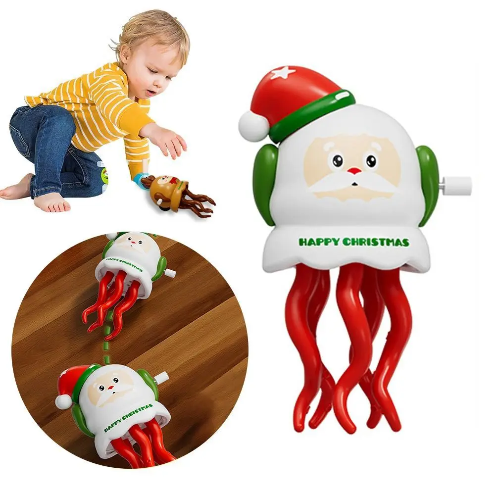 Elk Magic Dancing Octopus Toy Crawling Dancing Clockwork Dancing Santa Claus Toys Pumpkin Ghost Obstacle Avoidance