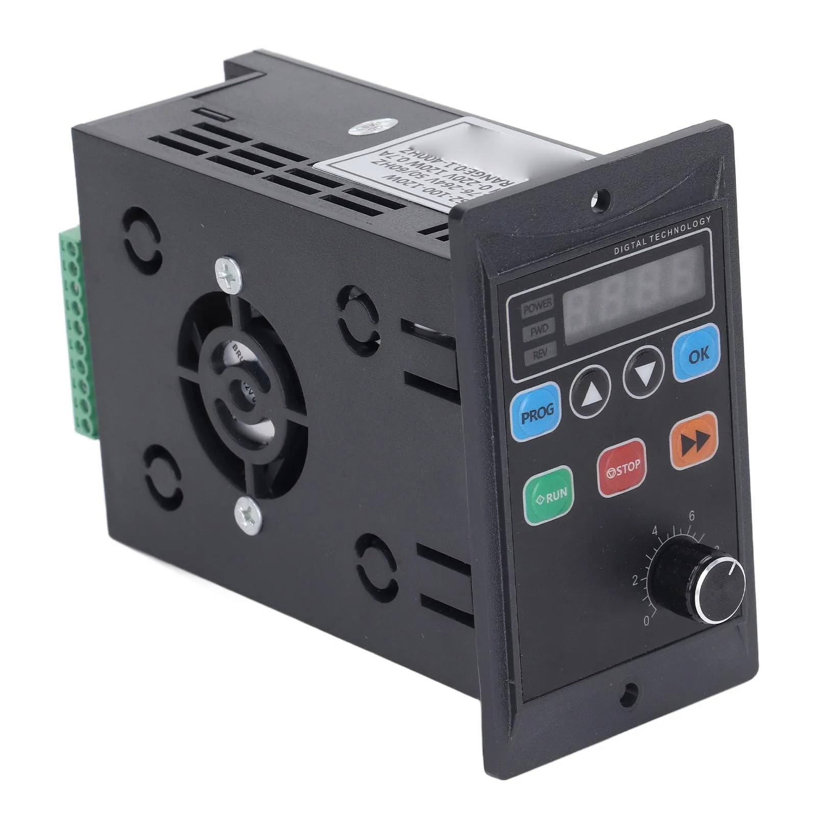 

120W Motor Variable Frequency Drive Inverter Converter 1PH 176‑264V Input 3PH 0‑220V Output LED Display Inverter