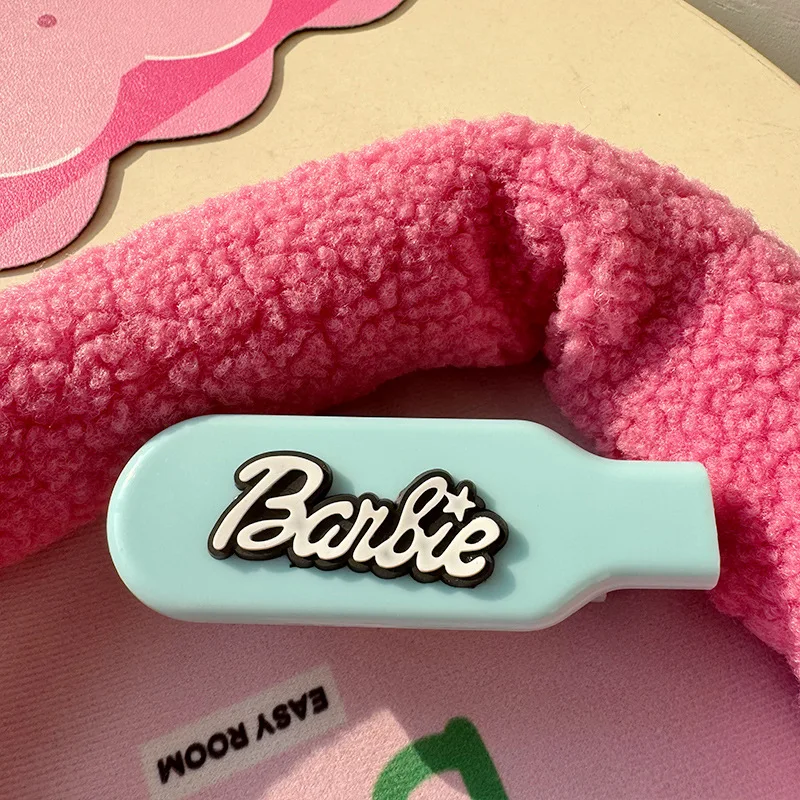 Barbie Folding Comb Cartoon Portable Travel Hair Brush Women Fashion Head Massager Anti Static Styling Accessories Girls Gifts