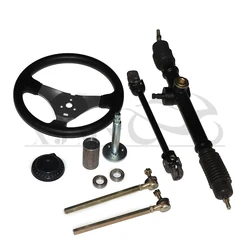 Marco de palanca de volante de 110cc, eje de engranaje ajustable de 600 Mm, adecuado para GO KART GO CART ATV UTV, accesorios de afinación de motocicleta