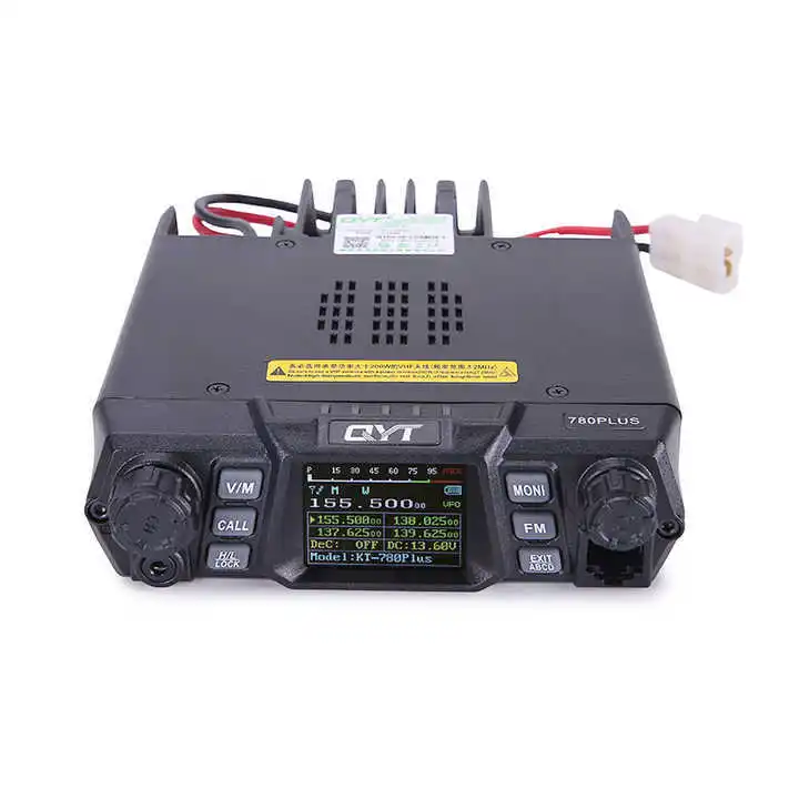 QYT KT-780 Plus 100 Watts Powerful VHF 136-174mhz Ham Mobile Radio Transceiver 200 Channels Long Range Communication KT 780 Plus