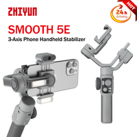ZHIYUN CINEPEER SMOOTH 5E 3-Axis Phone Gimbal Selfie Stick with LED Fill light AI Tracking Module for iPhone 16 Pro/Xiaomi