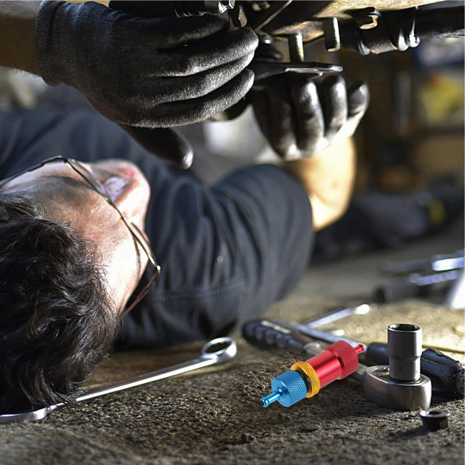 

Manual Boost Controller Kit Universal Car Turbo Tuning Valve Aluminum Alloy Adjustable Pressure Solenoid Racing Engine Parts