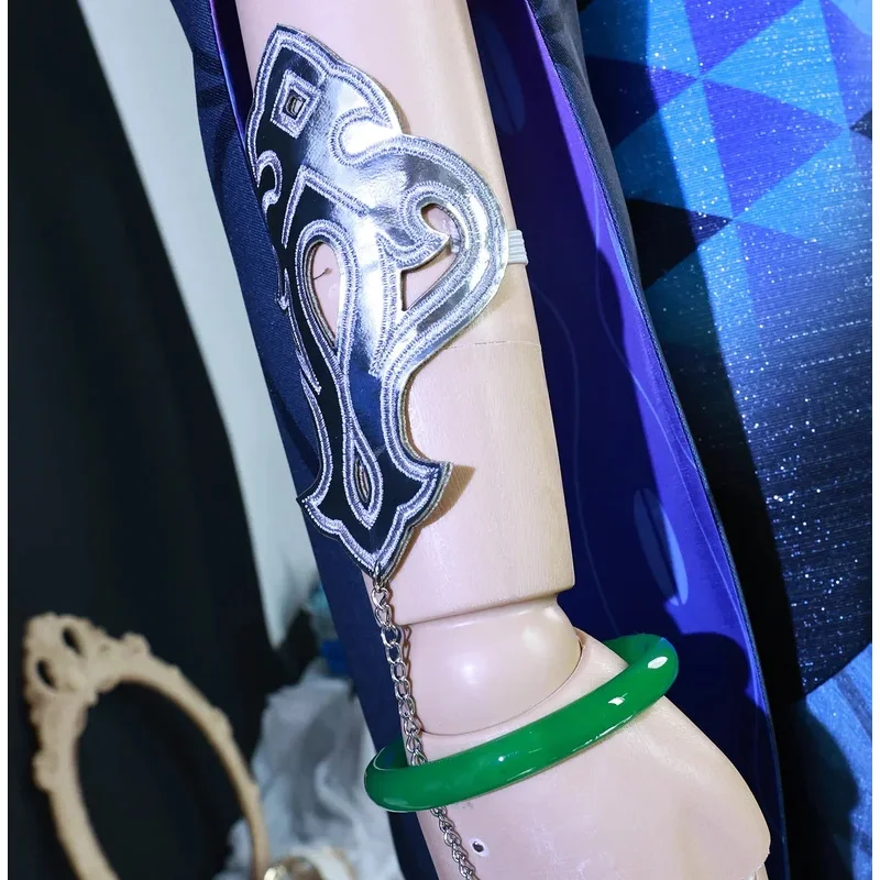 زي تنكري من اليشم للنساء ، زي لعب دور ستار هونكاي ، فستان مثير ، إكسسوارات قبعة ، هالوين ، كرنفال ، زي للفتيات