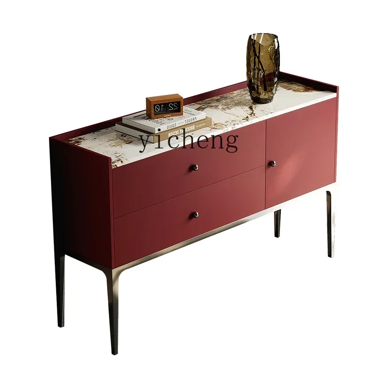 

entrance cabinet is facing the door against the wall, decorative side cabinet, high-footed cabinet