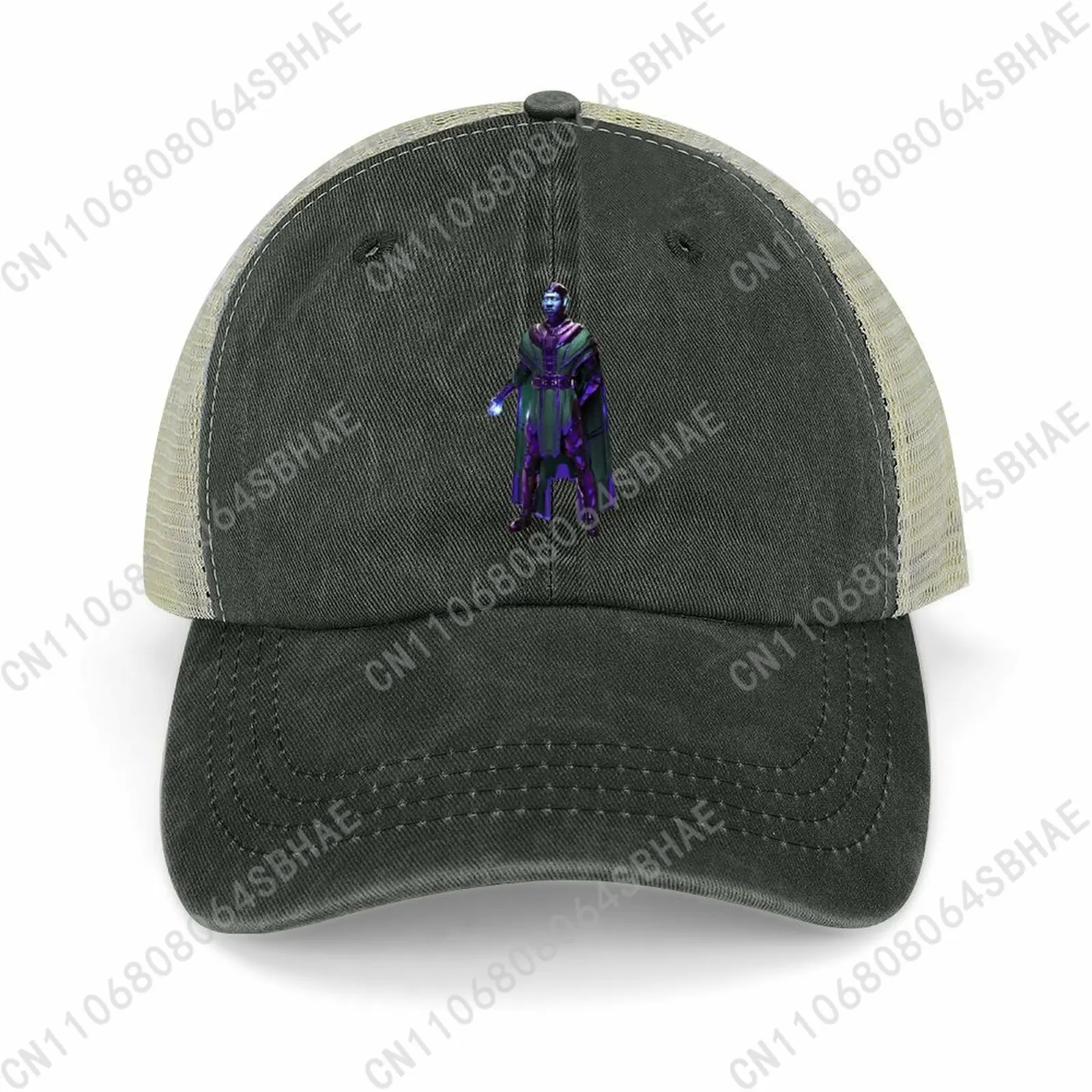 

Marvel Kang Mesh Cowboy Hat Hollow Ventilated Summer Cap Men Women Outdoor Sun Hat Adjustable Strap Custom Cosplay