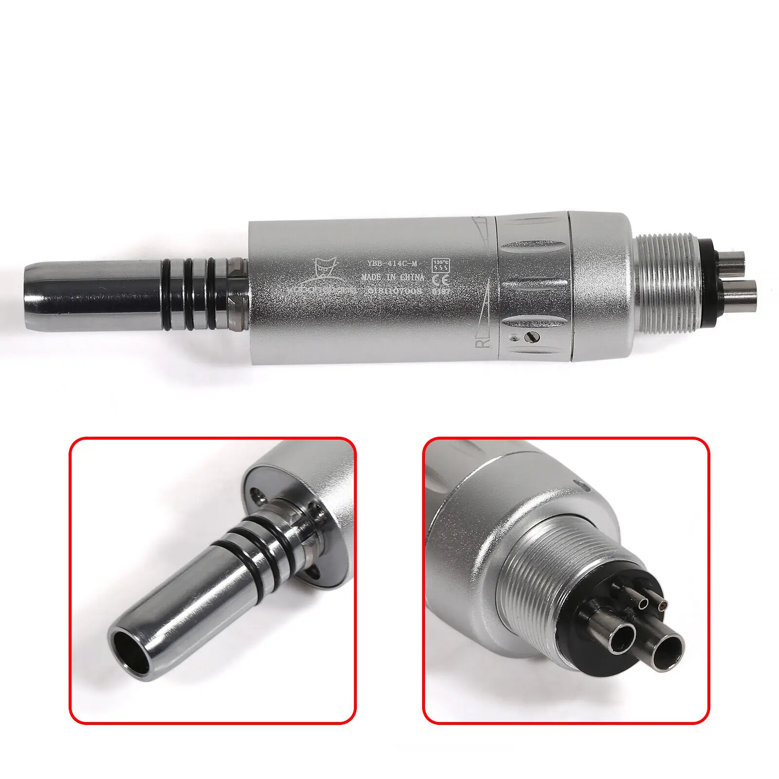 NSK Style Dental Inner Water Slow Speed Handpiece Air Motor 1:1 Micromotor 4 Hole