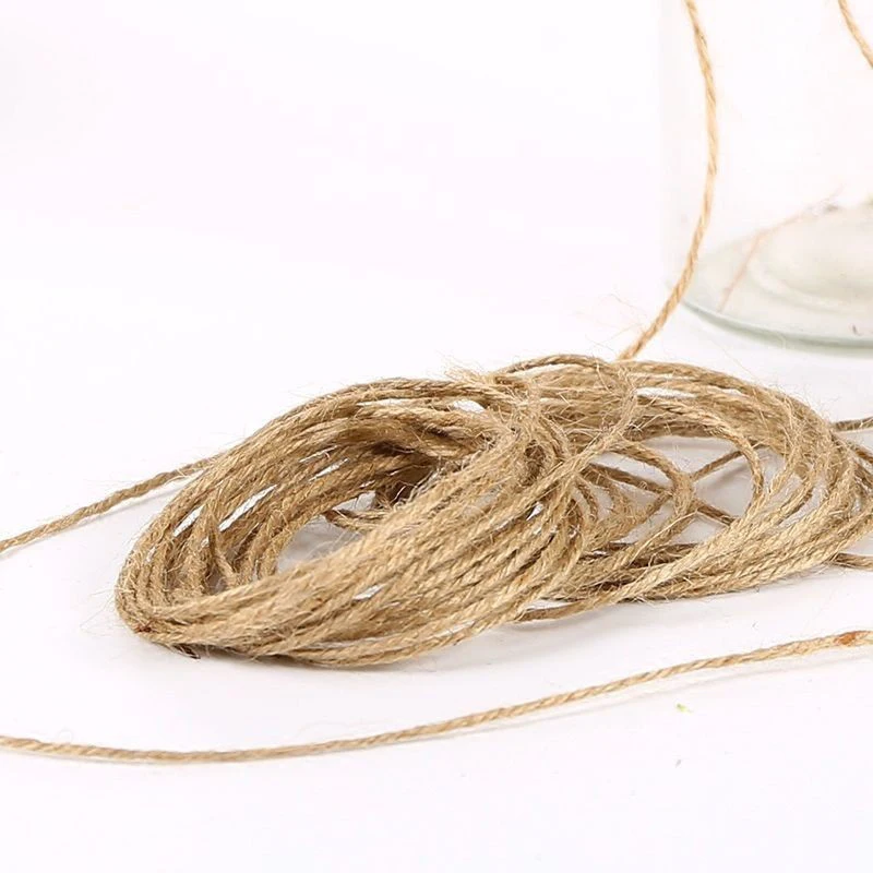 Vintage Natural Hemp Rope For DIY Jute Rope Hanging Photo Wall Handmade Scrapbooking Crafts Gift Decoration Weave Twine String